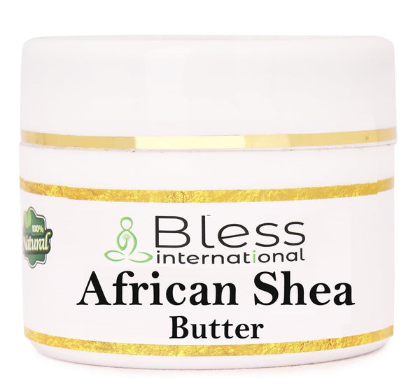 Organic Raw African Shea Butter, 100% Pure & Unrefined, 8 OZ/230 GM, Ivory/White Grade A Skin Moisturizer
