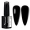 VENALISA 15ml Black Gel Nail Polish, Soak Off UV LED Nail Gel for Nail Art Starter Manicure DIY at Home