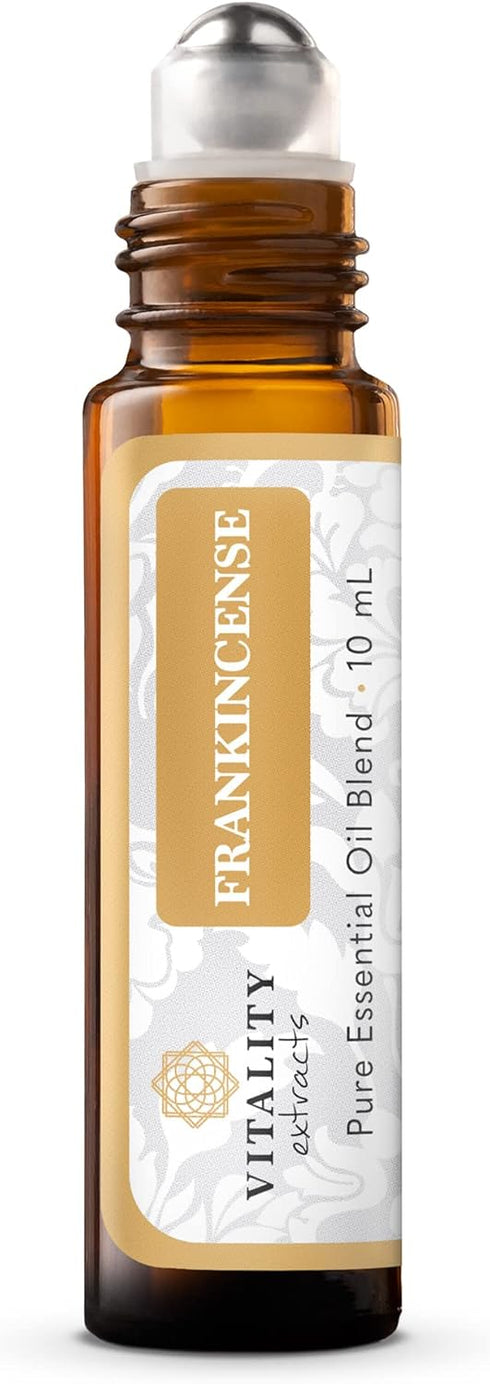 Frankincense Essential Oil 10ml Roll-on by Vitality Extracts - Boswellia Serrata, Aromatherapy, Natural Calm