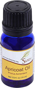 SVATV Apricot Essential Oil for Natural Yoga Massage - Therapeutic Grade & Room Freshener Diffuser, 10ml