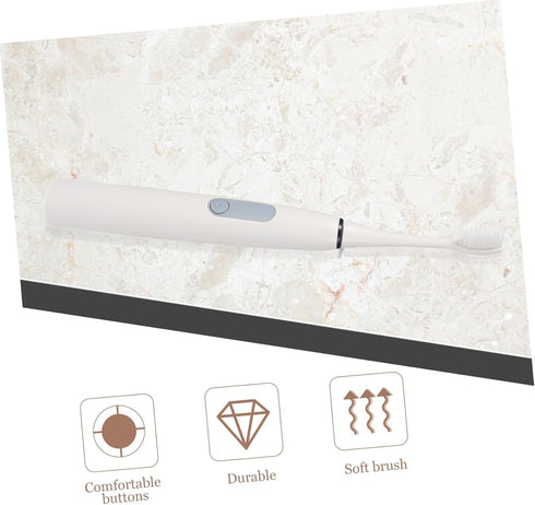 KOMBIUDA Electric Toothbrush for Adults with Soft Bristles Smart Automatic Design Powerful and Deep Cleaning Ergonomic