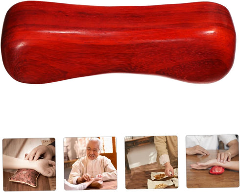 Wooden Wrist Pulse Pillow Comfortable Multi-Function Pulse Cushion for Nursing and Hospital Use Therapeutic Hand