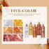 Liyalan Shimmer Body Oil, Bronze Gold 5 Color Highlighter Illuminator, Glitter Liquid Tanning (3.38 Fl Oz/03)