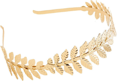 Leaf Branch Bridal Hair Crown Headbands, Gold