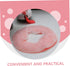 Round Silicone Face Down Massage Pillow for Spa - Comfort Cushion for Head and Neck