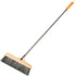 DOITOOL Outdoor Broom for Floor Cleaning, 2PCS 35 Inch House Brooms for Sweeping Indoor Soft Bristle Broom (Black)