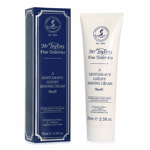Mr. Taylors Shaving Cream Tube by Taylor of Old Bond Street, 2.5 fl oz
