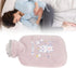 500ML Hot Water Bottle, Hot Water Bag for Pain Relief Menstrual Cramps, Hot Cold Compress, Hand Feet Warmer, Hot Water Bottle with Soft Cover ()