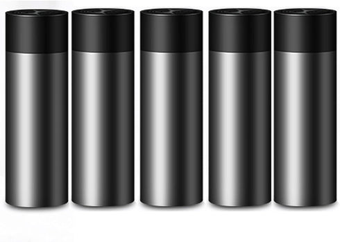 100pcs Small Tear-Free Drawstring Trash Bags, 4 Gallon Unscented Garbage Bags for Bathroom Kitchen