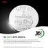 Murata 319 Battery SR527SW, 1.55V Silver Oxide Watch Button Cell (10 Batteries)