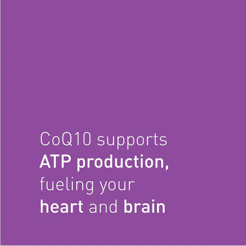 Natural Factors Coenzyme Q10 50mg - CoQ10 Supplement for Energy, Heart and Antioxidant Support, Gluten Free, 120