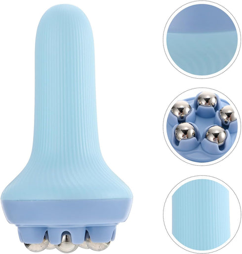 JHKNNK Massage Roller Handheld Steel Ball Massaging Devices for Full Body Care Neck Back Foot Muscle Relaxation