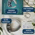 SWZEC Neck Massager with Heat & TENS for Effective Neck Pain Relief - White