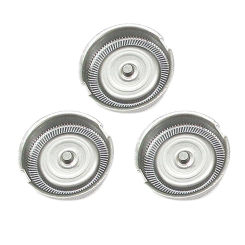 Replacement Shaver Heads with Brush, Fit for Philips HQ64, HQ54, HQ5705, HQ6070, Pack of 3