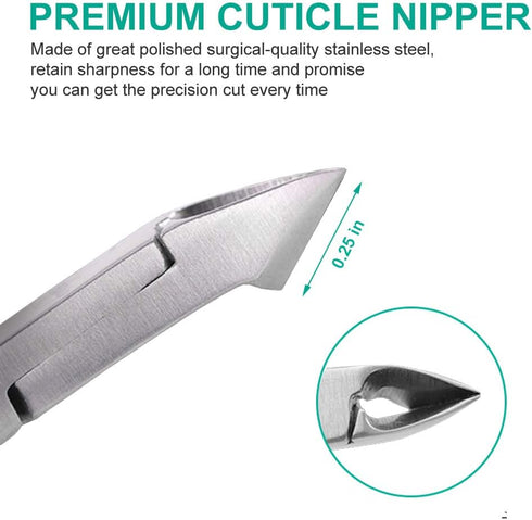 IVON Non-Slip Professional Cuticle Trimmer, Stainless Steel Nipper Cutter