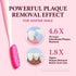 Intensive Whitening Toothbrush 4 Count, Extra-Large for Adults, 9Mils High Strength Soft Bristle, Plaque Remover