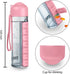ideable creations 7-Day Pillbox 400ml Synergy Water Bottle & Pill Organizer - Travel Storage Container for Water