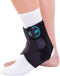 DonJoy Stabilizing Ankle Brace DA161AB01-BLK-S, M, Lightweight Low Profile, Dual Compression Strap for Strain, Sprain,