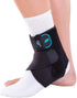 DonJoy Stabilizing Ankle Brace DA161AB01-BLK-S, M, Lightweight Low Profile, Dual Compression Strap for Strain, Sprain,