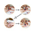 WOKOTO 5Pcs Nail Magnet Tool Set, Double Head Flower Design, Cat Eye Magnets for Nail Art Polish