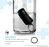 Deke Home Waterproof Keychain Pill Holder (2 Pack), Small Aluminum Pill Case with Secure Screw Top