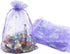 QIANHAILIZZ 5 x 7 Inch 100 Liac Butterfly Organza Jewelry Gift Pouch, Candy Pouch Drawstring Wedding Favor Bags