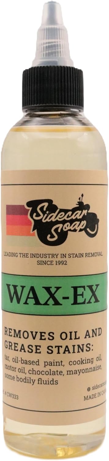 Sidecar Soap WAXEX Oil and Grease Stain Remover for Clothes -