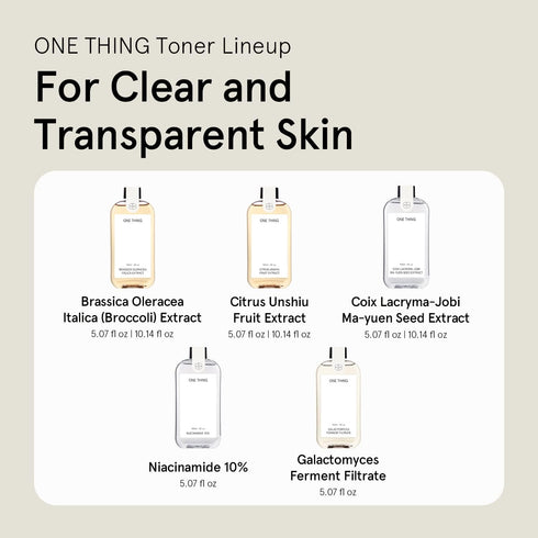 ONE THING Galactomyces Ferment Filtrate Toner 5.07 Fl Oz, Hydrating Daily Essence for Clear Glowy Skin