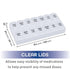 REMIND N TIME (7-Day) 2 Remind N' Time Weekly AM/PM Pill Organizer, Vitamin and Medicine Box, Large Compartments, Times
