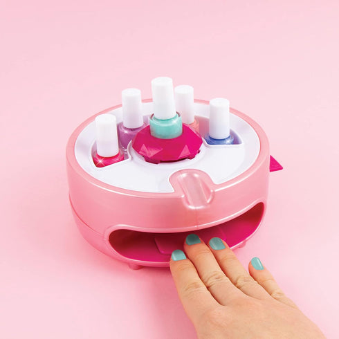Make It Real Light Magic Dryer and Nail Polish Set for Girls, Includes 5 Nail Polish Colors and Nail Art