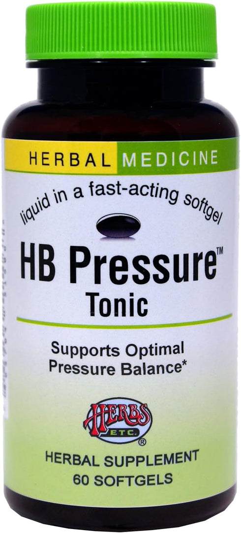 HB Pressure Tonic Herbs Etc, 60 Softgel