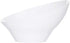 PLASTICPRO Disposable Angled Plastic Bowls, Small Round Serving Bowl, Elegant White for Parties, Pack of 8