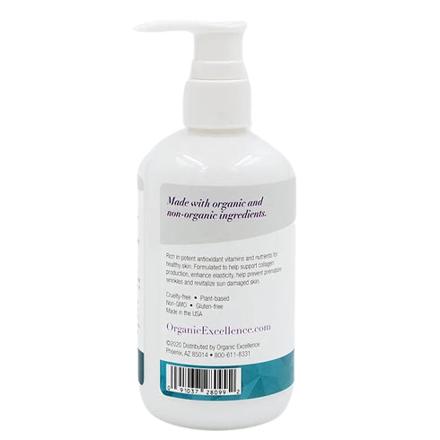 Organic Excellence Hand and Body Therapy, All Natural Body Lotion for Women, Men, Kids - Unscented