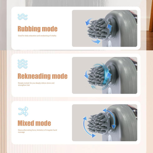 SWEETBIUTI 3 Scalp Massager Electric Scalp Massager Modes Cordless Stress Relax Hair Massager Scalp Waterproof Handheld