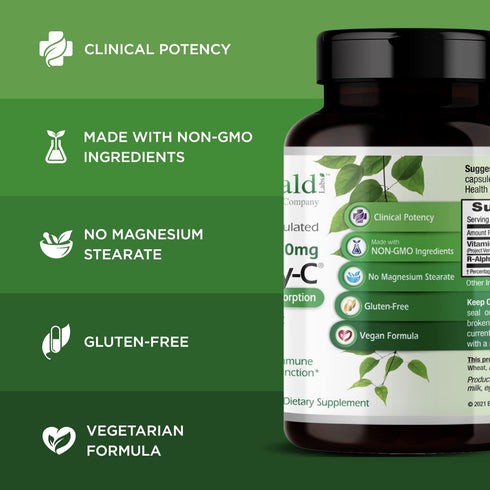 Immune 90 (45-Day EMERALD LABS PureWay-C - Liver & Support Supplement with R-Alpha Lipoic Acid* - Fast-Absorbing