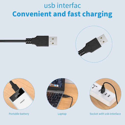 Replacement USB Charging Cable for Supreme Trimmer T Shaper Model ST5200 ST5210 ST5220, Compatible Charger
