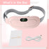 wkao Warmher USB Rechargeable Menstrual Heating Pad, Wireless, Fast Heating, Adjustable Temperature Control, Soft