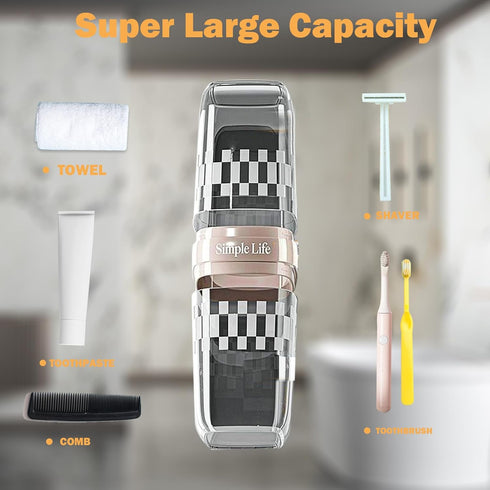 Toothbrush Covers, Portable Travel Case for Electric Toothbrush, Holder with Cover for Home & Gym