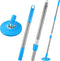 Spin Mop Replacement Handle, 360 Degree Rotating Telescopic Mop Pole for Household Cleaning Accessories (Cute Blue)