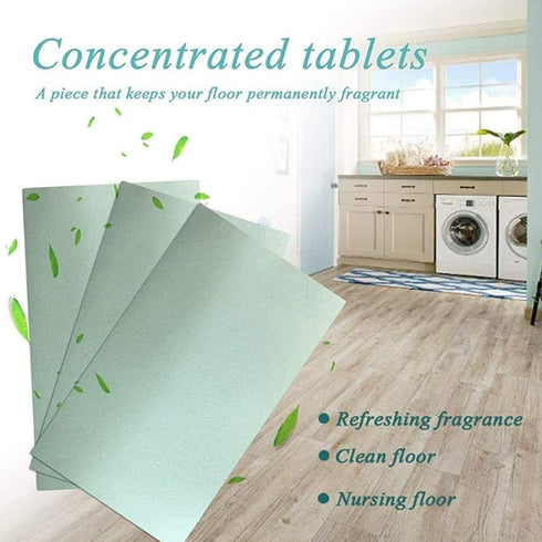 Tuimiyisou 60PCS Floor Cleaning Slice Mopping concentrated Floor Cleaning Sheets, Water Soluble, Fast Dry for Tiles