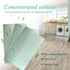 Tuimiyisou 60PCS Floor Cleaning Slice Mopping concentrated Floor Cleaning Sheets, Water Soluble, Fast Dry for Tiles
