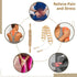 Tressify Set 2Pcs Wooden Manual Massage Roller Back & Body Massager Stick For Muscle Relief