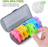 INKULTURE 07 01 Portable Medicine Organizer Box Tablets Container Case Travel Pill Box For days | Multicolor | Pcs