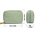 Hekyip Rectangular Beauty Bag, Portable Waterproof Cosmetic Pouch for Girls Women, Small Travel Makeup Bag (Rectangular