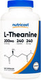 Nutricost L-Theanine 200mg Double Strength, 240 Capsules