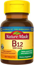 Nature Made Vitamin B-12 500 mcg Tablets, 100 ea, Pack of 2