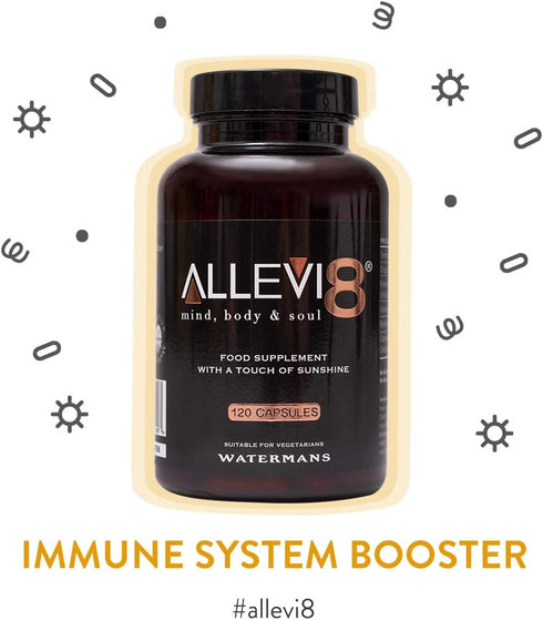 Allevi8 Ayurvedic Medicine, Frankincense, Turmeric, Ginger, Black Pepper, Vitamin D3, 2 Months Supply