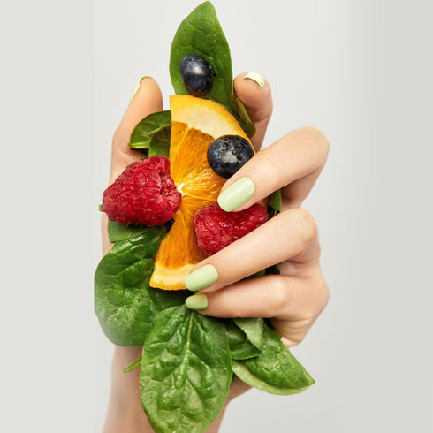 Nailtopia Juice Cleanse Plant-Based Chip Free Nail Lacquer - Non Toxic, Long-Lasting, Strengthening Polish - 0.41oz