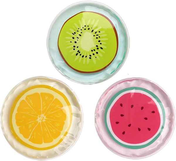 Hilph Kid Ice Packs, Reusable Boo Boo Ice Packs for Kids, Hot Cold Compress for Body Pain Relief, 3 Packs