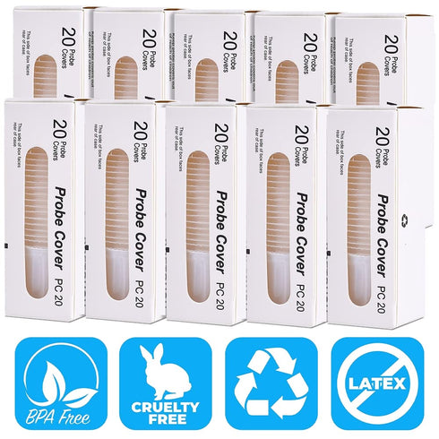 400 Counts Ear Thermometer Covers - BPA Free Disposable Lens Filters Refill Caps for Ear Thermometer (Ear Thermometer